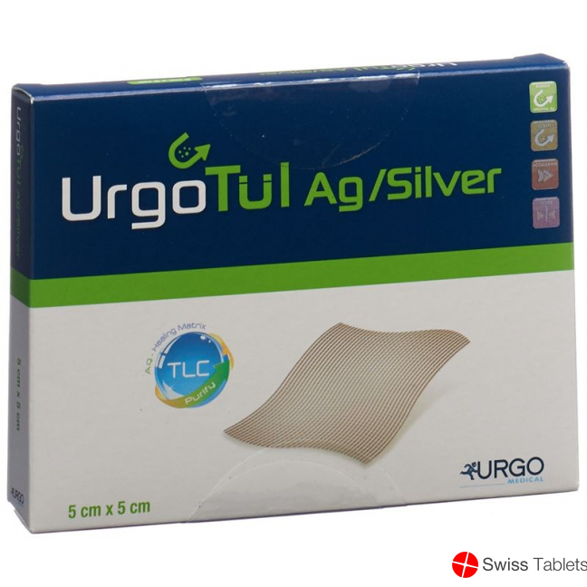 Urgotuel Silver Wundauflage 5x5cm 10 Stück buy online