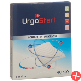 Urgostart Tuel Wundauflage 5x7cm 10 Stück