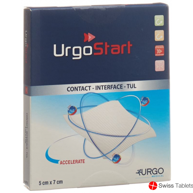 Urgostart Tuel Wundauflage 5x7cm 10 Stück buy online