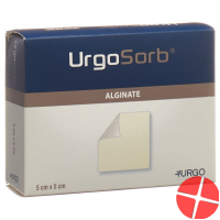 Urgosorb Calcium Alginat Kompressen 5cmx5cm 10 Stück