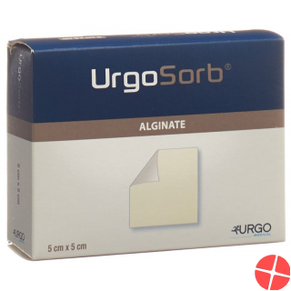 Urgosorb Calcium Alginat Kompressen 5cmx5cm 10 Stück