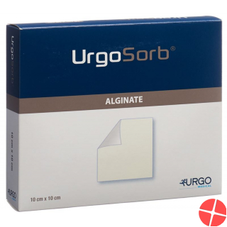 Urgosorb Calcium Alginat Kompressen 10x10cm 10 Stück