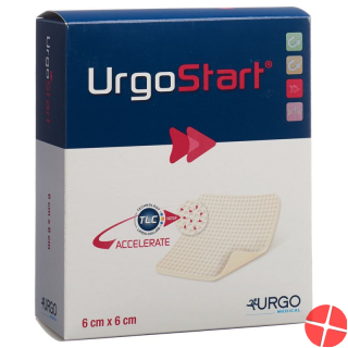 Urgostart Wundauflage 6x6cm 10 Stück