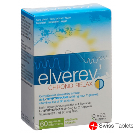 Elverev' Chrono-Relax L-tryptophan Kapseln 60 Stück buy online