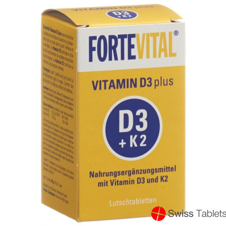 Fortevital Vitamin D3 Plus Lutschtabletten Dose 60g buy online