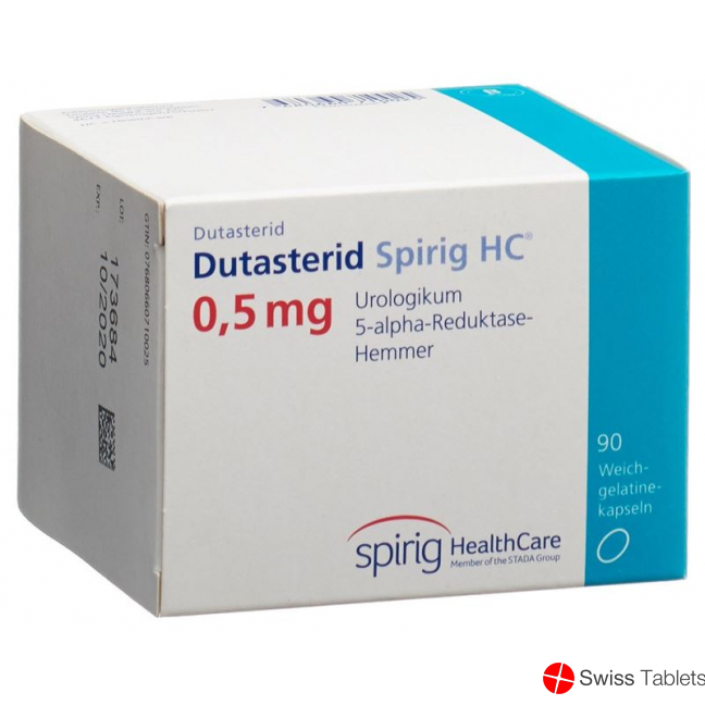 Dutasterid Spirig HC Kapseln 0.5mg 90 Stück buy online