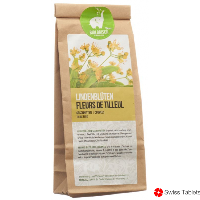 Dixa Lindenblüten Pheur Bio Geschnitten 90g buy online