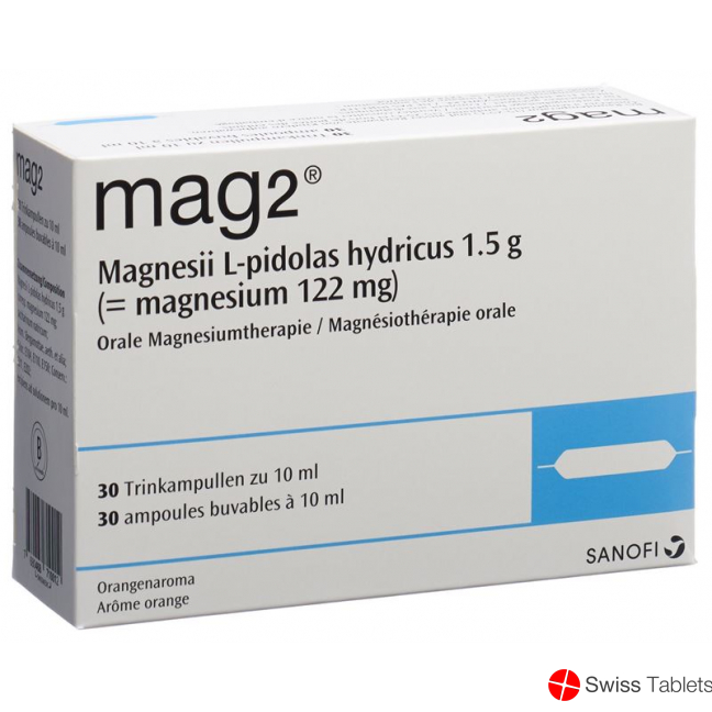 Mag 2 Lösung 30 Trinkampullen 10ml buy online