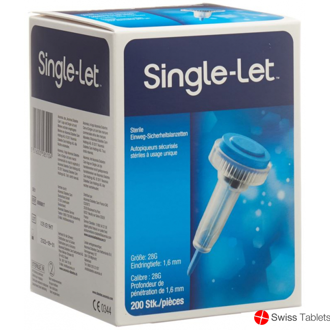 Single-let Einmalstechhilfe 200 Stück buy online