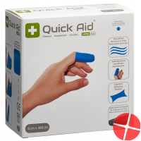 Quick Aid Plaster 6x460cm Latex Free Blue