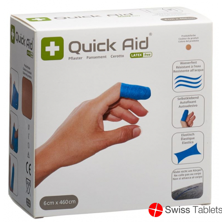 Quick Aid plaster 6x460cm latex free skin color buy online