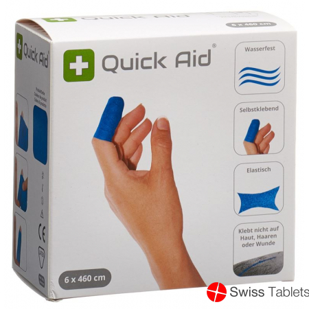 Quick Aid Pflaster 6x460cm Blau Rolle buy online
