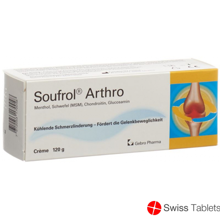Soufrol Arthro Cream tube 120g buy online