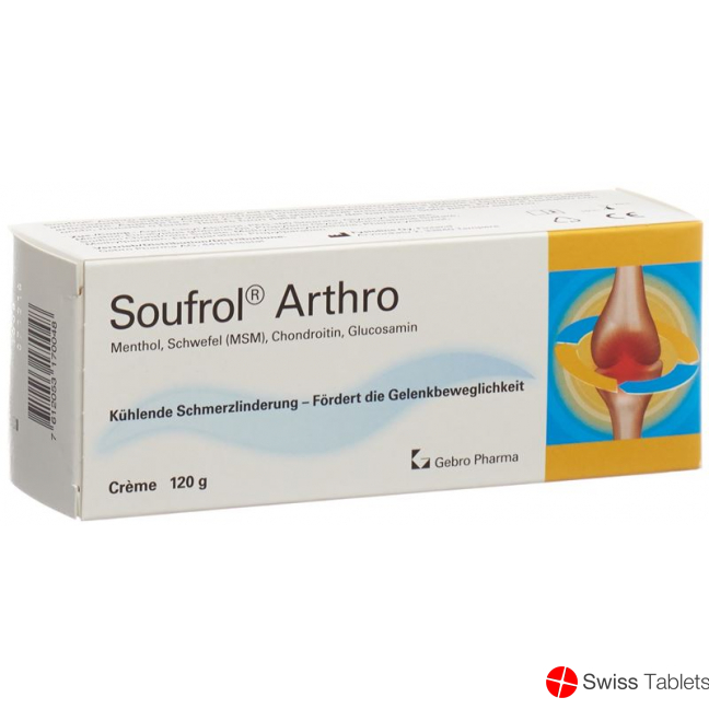 Soufrol Arthro Cream tube 120g buy online