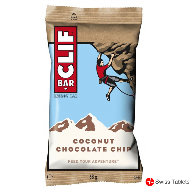 Clif Bar Coconut Chocolate Chip 12x 68g buy online