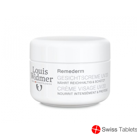 Louis Widmer Remederm Gesichtscreme UV20 nicht parfümiert 50ml buy online
