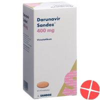 Darunavir Sandoz Filmtabletten 400mg Flasche 60 Stück