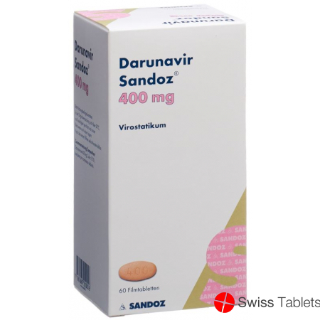 Darunavir Sandoz Filmtabletten 400mg Flasche 60 Stück buy online