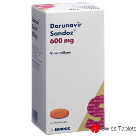Darunavir Sandoz Filmtabletten 600mg Flasche 60 Stück buy online
