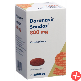 Darunavir Sandoz Filmtabletten 800mg Flasche 30 Stück