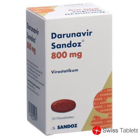 Darunavir Sandoz Filmtabletten 800mg Flasche 30 Stück buy online