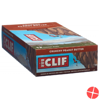 Clif Bar Crunchy Peanut Butter 12x 68g