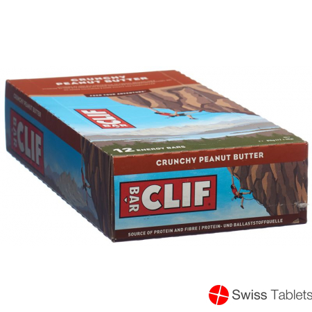 Clif Bar Crunchy Peanut Butter 12x 68g buy online