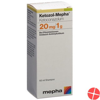 Ketozol Mepha Shampoo 20mg/g (neu) Flasche 60ml