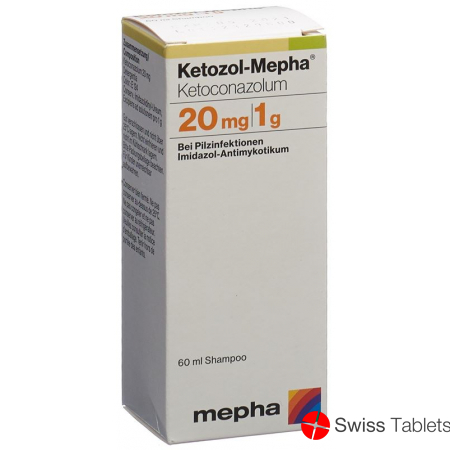 Ketozol Mepha Shampoo 20mg/g (neu) Flasche 60ml buy online