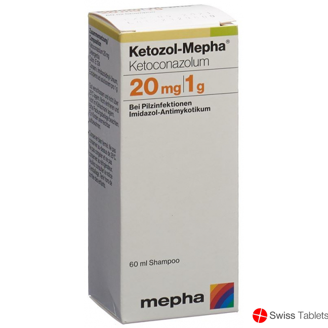 Ketozol Mepha Shampoo 20mg/g (neu) Flasche 60ml buy online