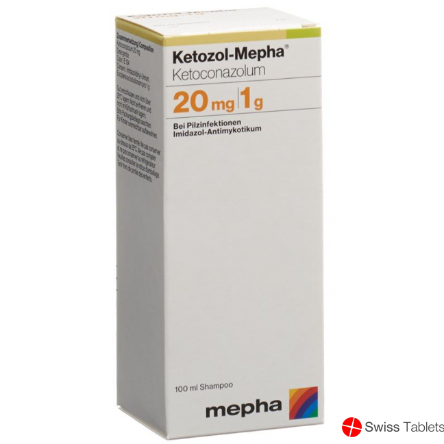 Ketozol Mepha Shampoo 20mg/g (neu) Flasche 100ml buy online