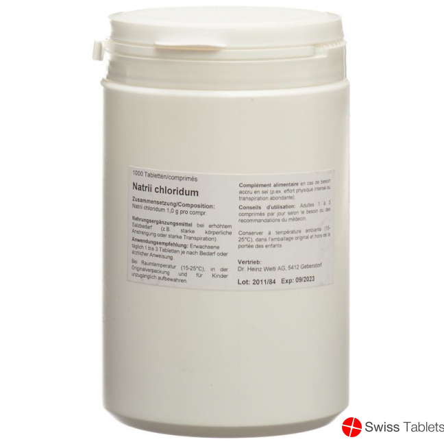 NaCl Welti Tabletten 1g 1000 Stück buy online