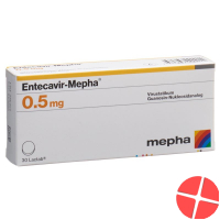 Entecavir Mepha Lactab 0.5mg 30 Stück