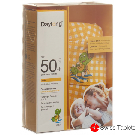 Daylong Kids SPF 50+ mit Sonnenhut Dispenser 150ml buy online
