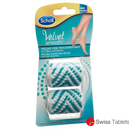 Scholl Velvet Smooth Peeling Rollen Dry Skin 2 Stück buy online