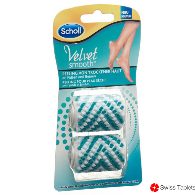 Scholl Velvet Smooth Peeling Rollen Dry Skin 2 Stück buy online