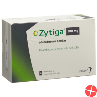 Zytiga Filmtabletten 500mg 56 Stück Zytiga Filmtabletten 500mg 56 Stück