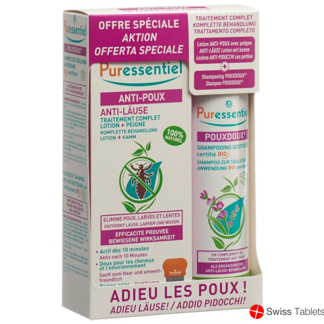 Puressentiel Box Ant-Laeuse Lot+shamp Pouxdoux Bio buy online