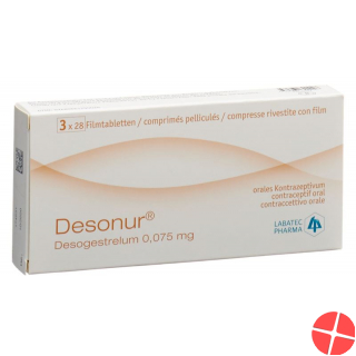 Desonur Filmtabletten 75mcg 3x 28 Stück