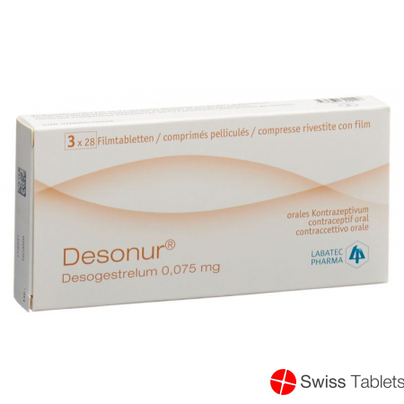 Desonur Filmtabletten 75mcg 3x 28 Stück buy online