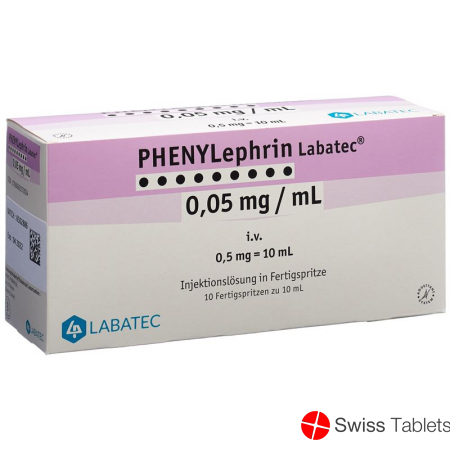 Phenylephrin Labatec 0.05mg/ml Fertigspritze 10x 10ml buy online Phenylephrin Labatec 0.05mg/ml Fertigspritze 10x 10ml buy online
