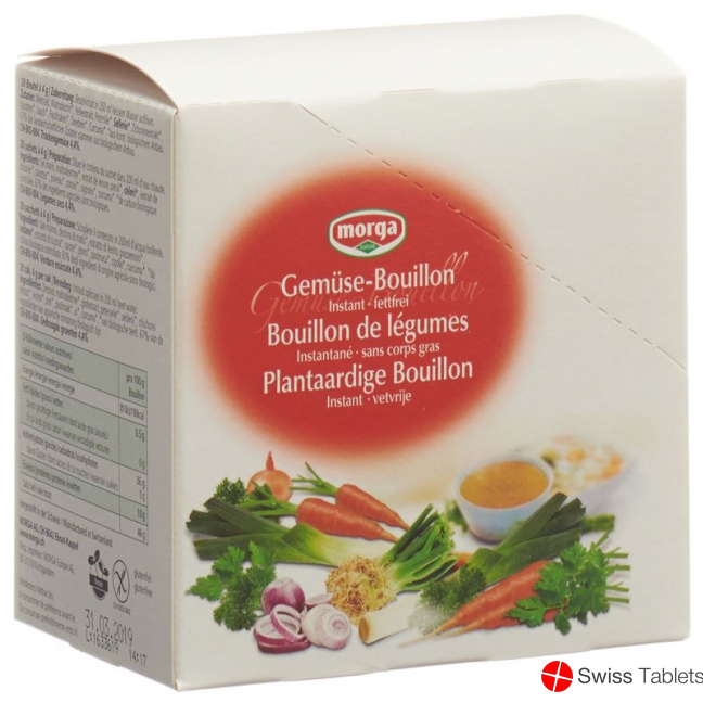 Morga Gemüse Bouillon Fettfrei 20x 4g buy online