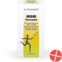 Alpinamed MSM Curcuma Tablets tin 90 pieces