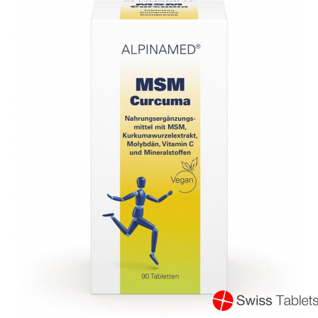 Alpinamed MSM Curcuma Tablets tin 90 pieces buy online
