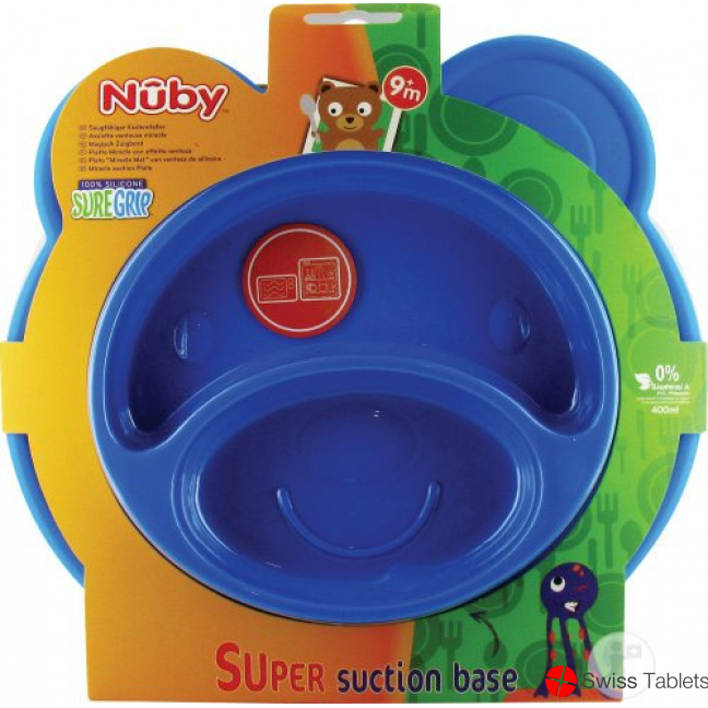 Nuby Rutschfester Sil-Esslerntel Bär 9mt+ buy online