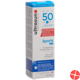 Ultrasun Sport Gel SPF 50 bottle 100ml