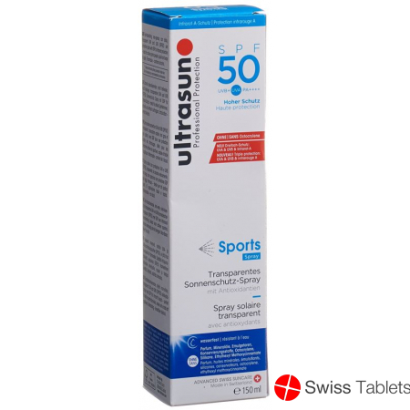 Ultrasun Sport Gel Spray SPF 50 150ml buy online