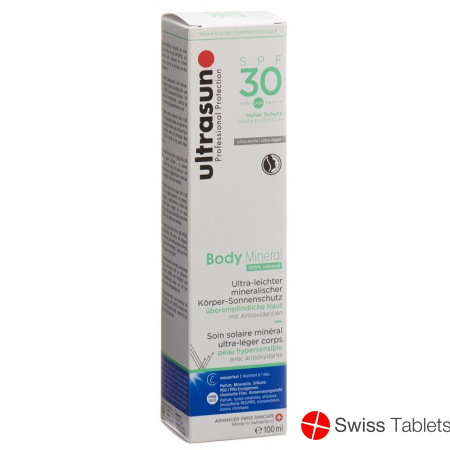Ultrasun Body Mineral SPF 30 Tube 100ml buy online