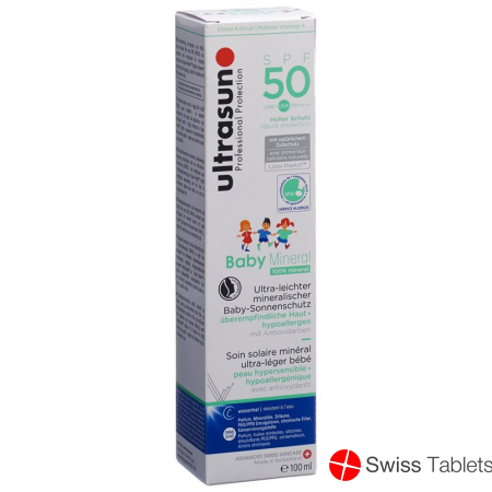 Ultrasun Baby Mineral Emulsion SPF 50 tube 100ml buy online