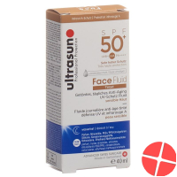 Ultrasun sun protection fluid face tinted Honey SPF 50+ 40ml